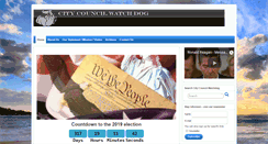 Desktop Screenshot of citycouncilwatchdog.com